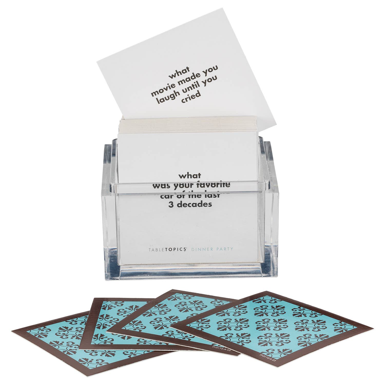 TableTopics - Wholesale Card Game - TABLETOPICS DINNER PARTY - Conversation Starter Questions2