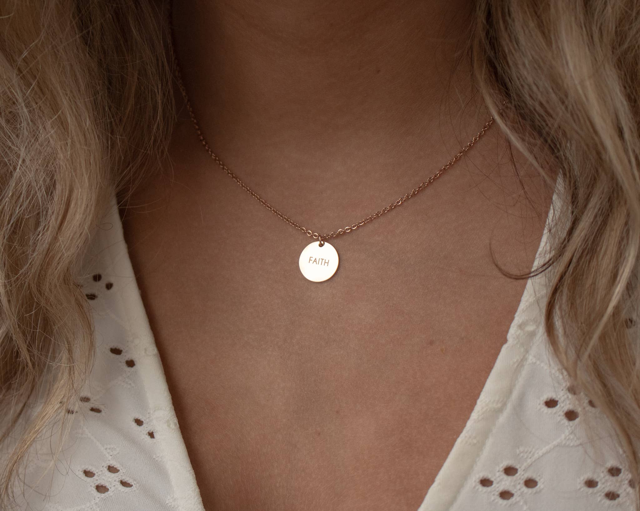 The Vintage Sparrow - Wholesale Pendant/Charm Necklace - Faith Pendant6