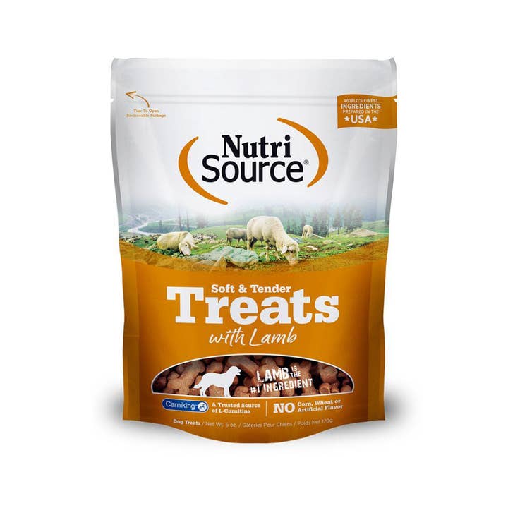 Petdropshipper - Wholesale Pet Treats - Dog - Nutrisource Dog Soft Tender Treat Lamb 6oz.
