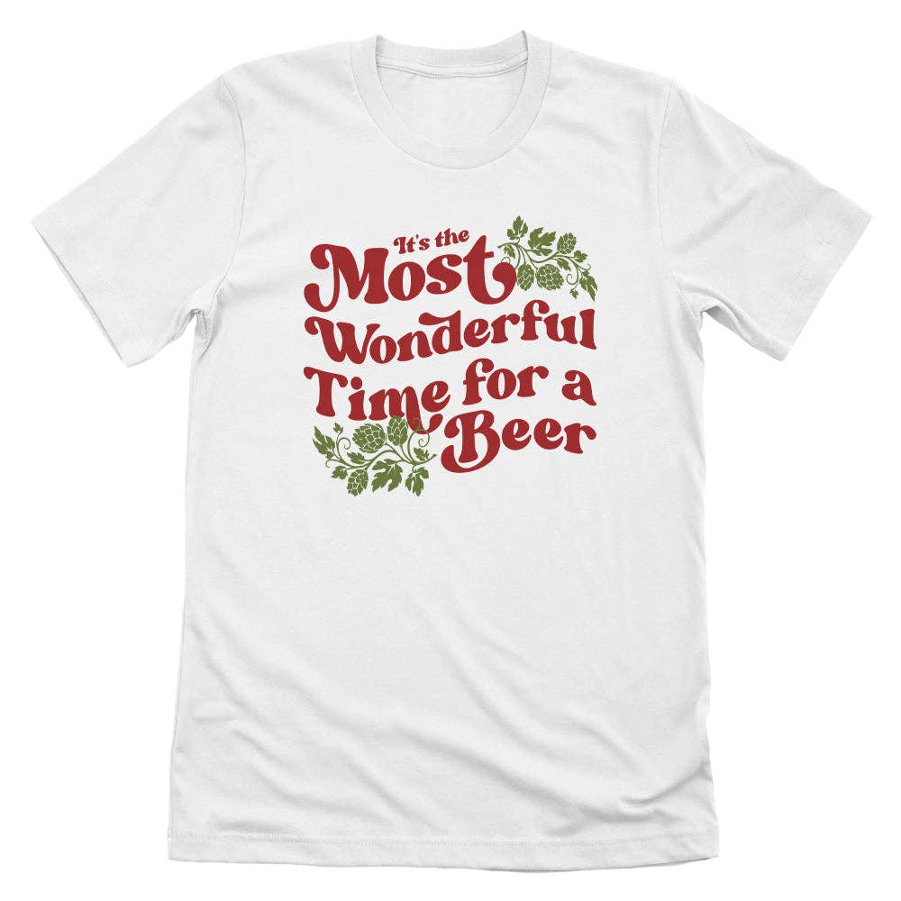 Let's Get This Thread - Wholesale Screen Printed T-Shirt - Women's - It's The Most Wonderful Time for a Beer1