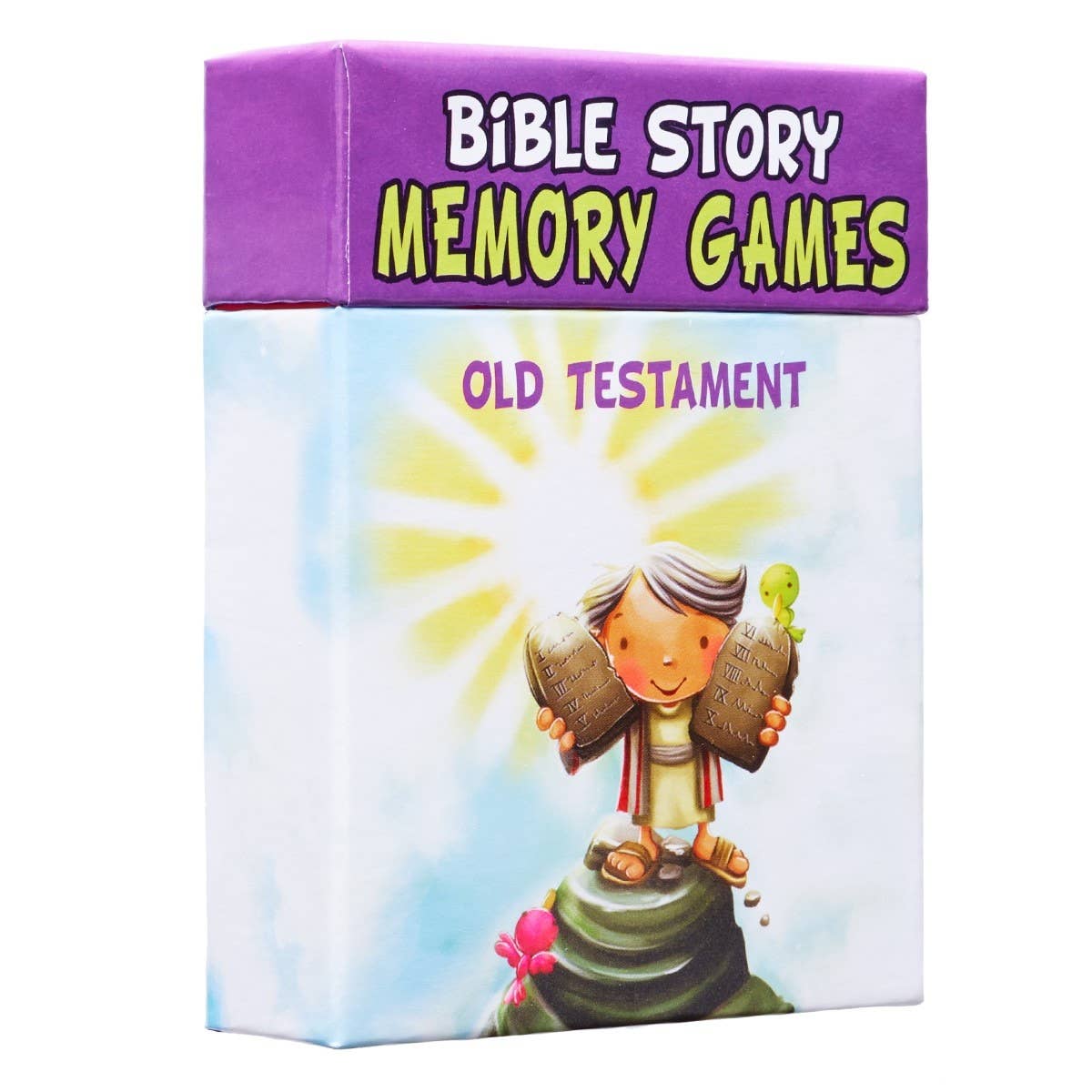 Christian Art Gifts - Vente Jeu de réflexion – enfant - Boîte à cartes Bible Story Memory Games Old Testament3