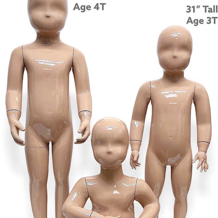 Kids Charm Online - Wholesale Mannequin - PLASTER MANNEQUINS 3 SIZES AVAILABLE. MNQIN-2021240