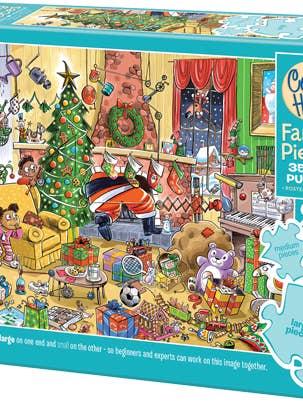 Catching Santa 350 Piece Family Jigsaw Puzzle With Poster for wholesale by Cheatwell Games