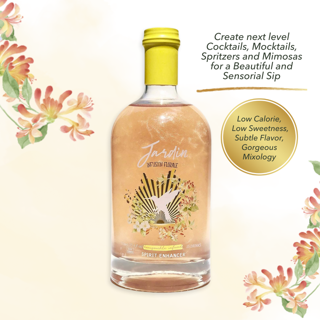 Jardin Infusion Florale - Wholesale Cocktail Mix/Syrup - JARDIN PREMIUM Honeysuckle Mixer for Cocktails and Mocktails1