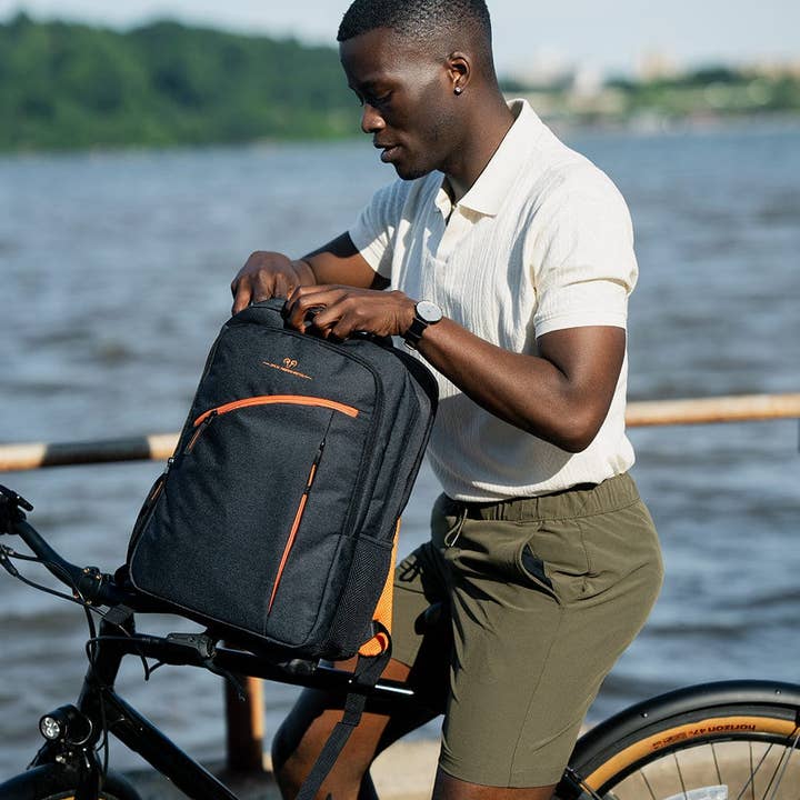Magid - Wholesale Backpack - Men's - Jack Abrahams | The Carson | Men's 18-In Lightweight Nylon Workbook Backpack4