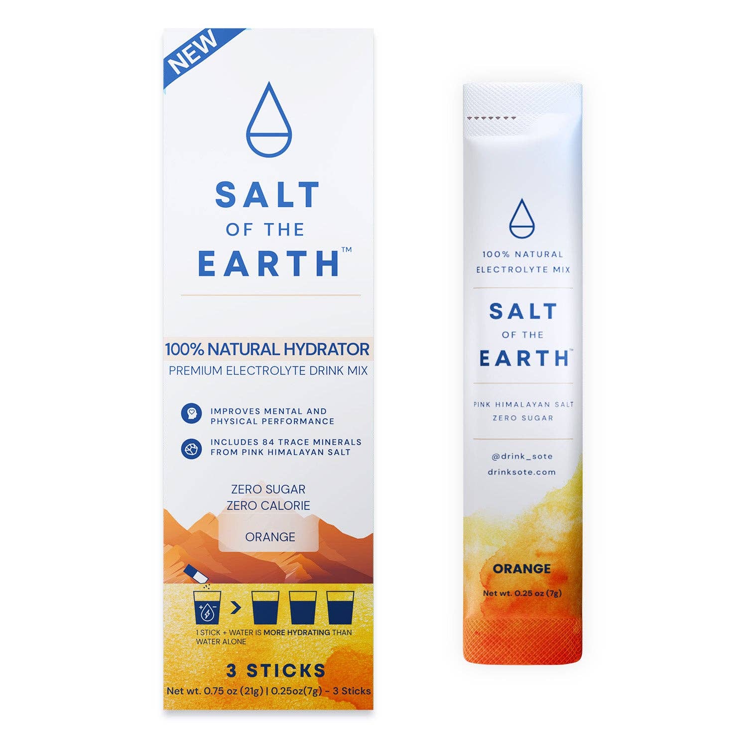 Salt of the Earth – wholesale Sports/energy drink – Salt of the Earth | Natural Electrolytes | Orange0