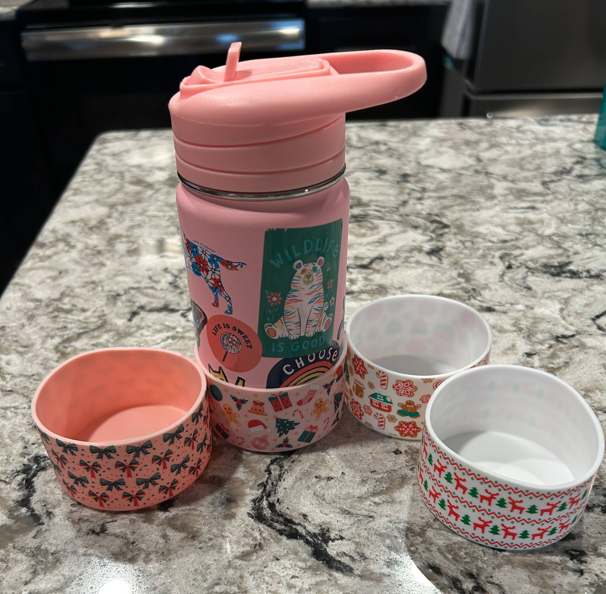 JILLIAN INK LLC - Wholesale Insulated Mug/Tumbler - Christmas Holiday Tumbler Silicone Boot4