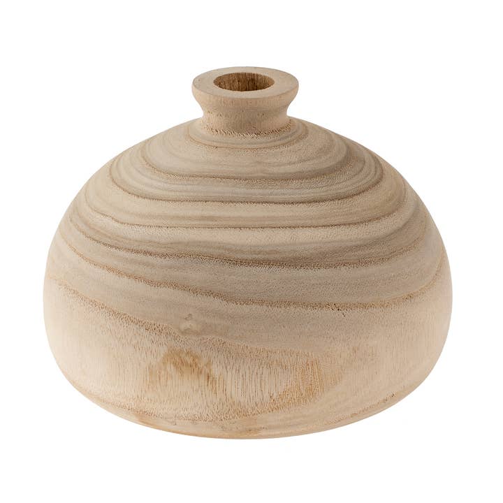 Woodspun Vase S for wholesale by Indaba Trading