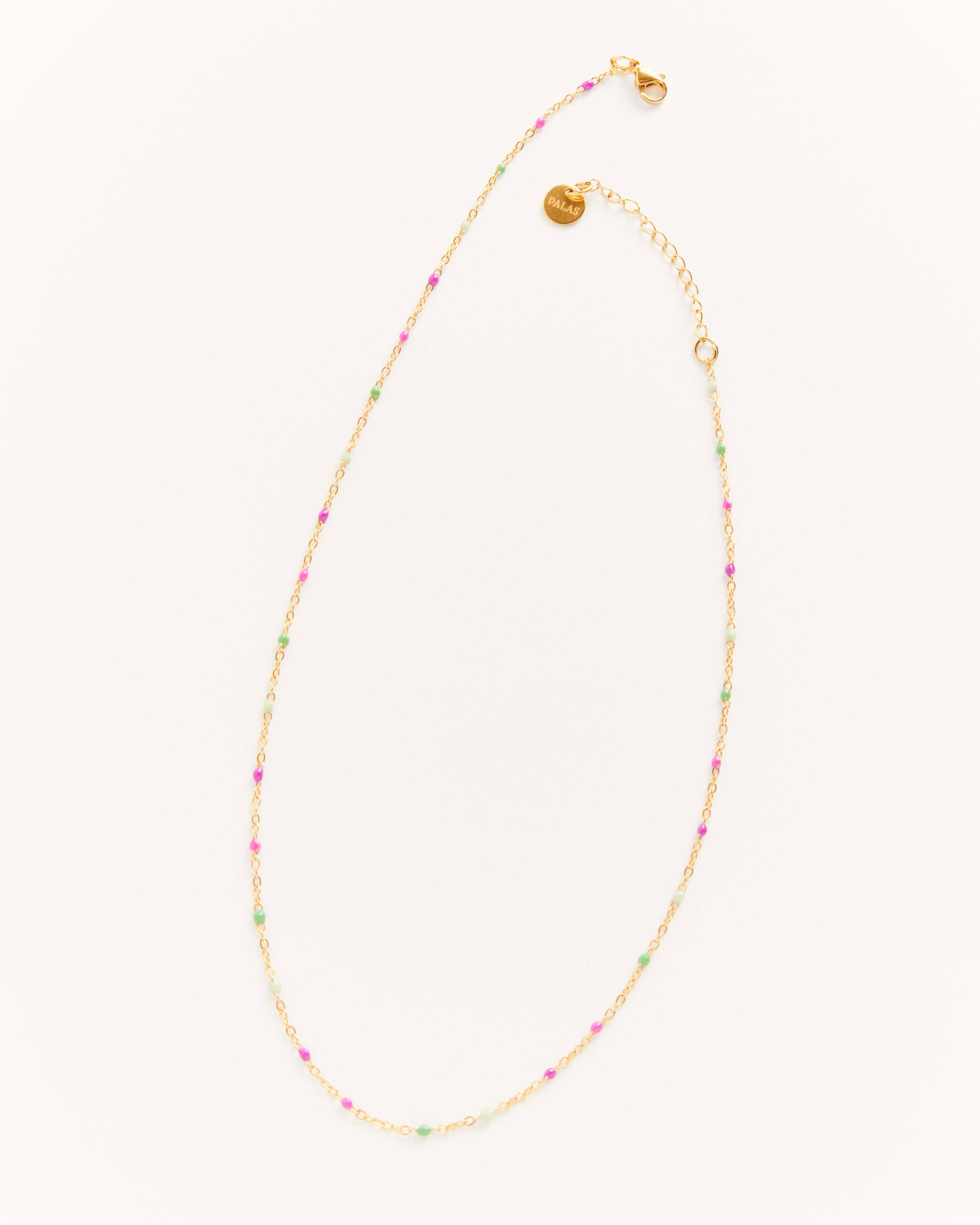 Palas - Wholesale Choker/Collar - Castelo Cassis - discreet beaded chain choker3