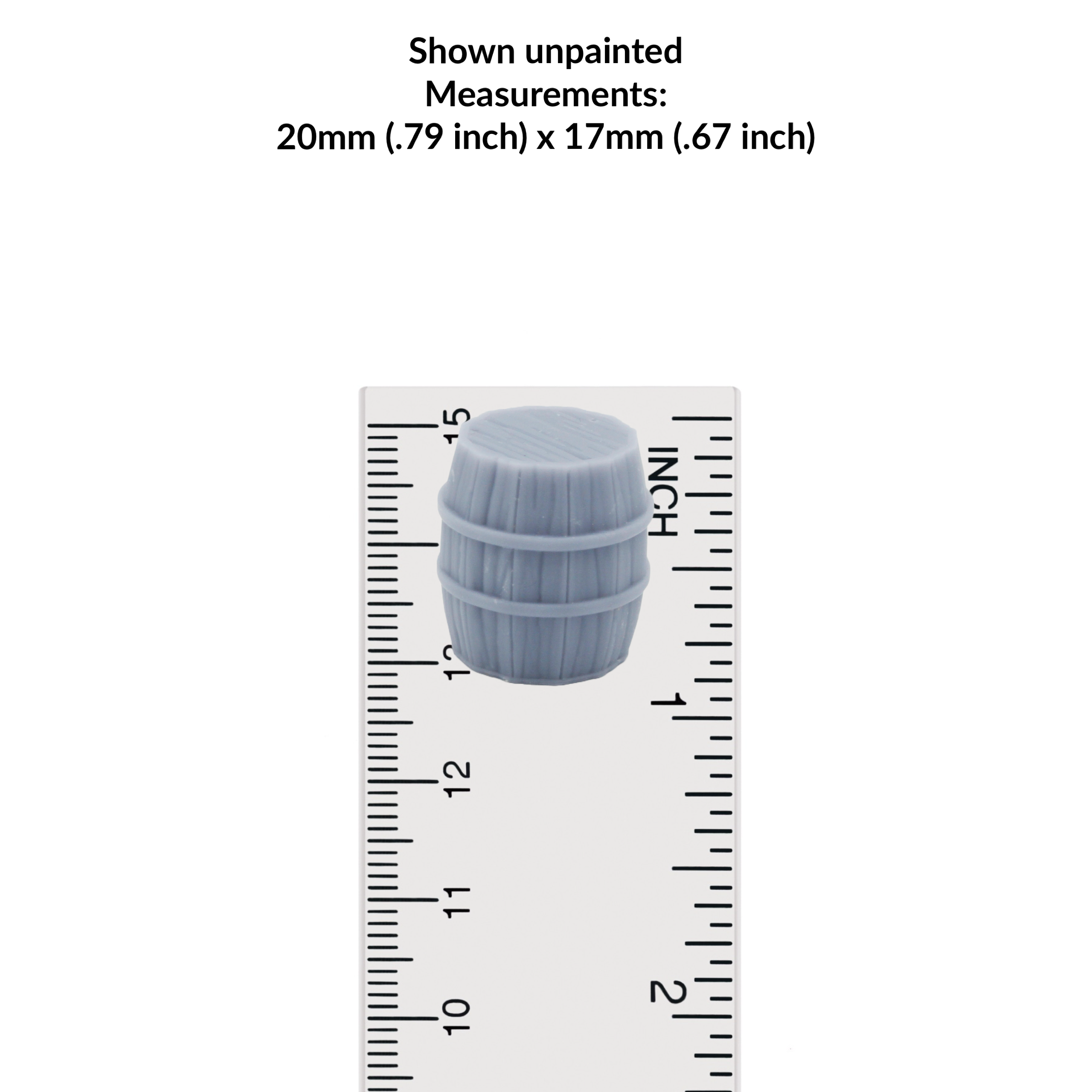 The Scale Grail - Wholesale Tafelbladdecoratie - Vaten 1:48 schaal 28mm of 32mm ttrpg accessoires poppenhuis en diorama door New Leaf 3D (5 vaten)1
