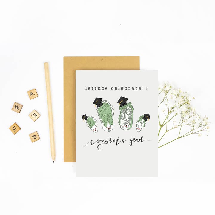 Sallad Fira! - Grattis kort för wholesale av Milky & Co. Studios