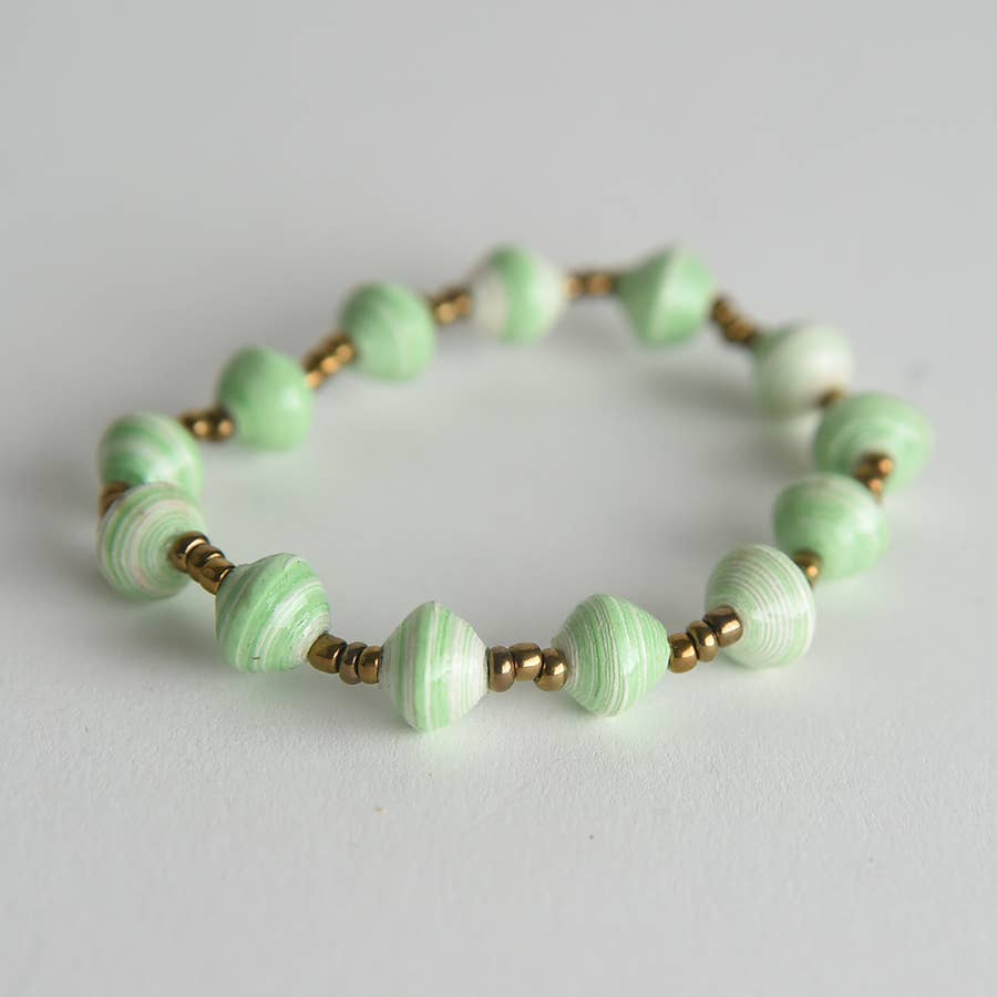 Project Have Hope - Vendita all'ingrosso Bracciale con perline - Bracciale in carta elasticizzata a righe23