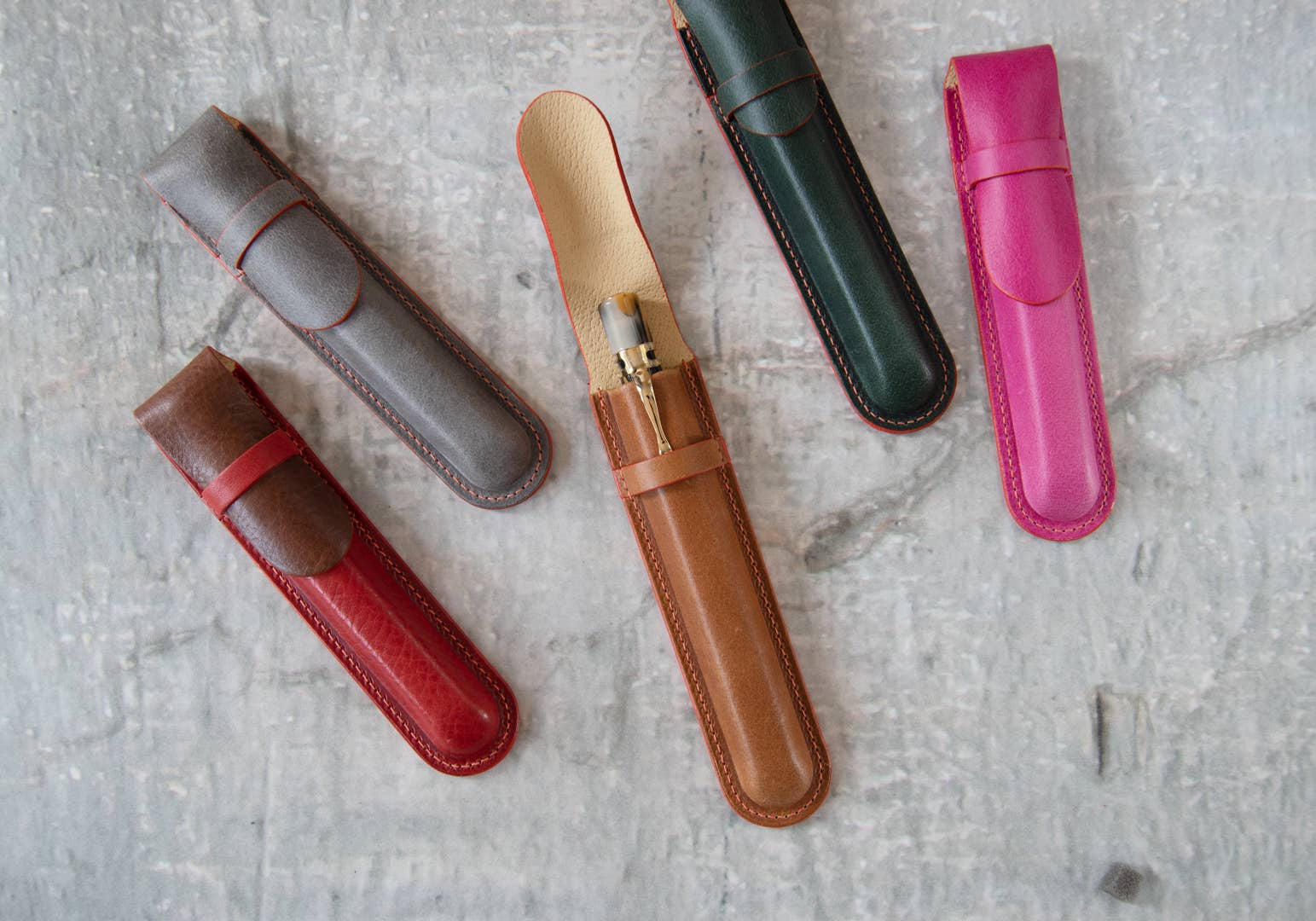 Creatico - Wholesale Pen & Pencil Holder - Leatherkind Amalfi Regular Pen Case17