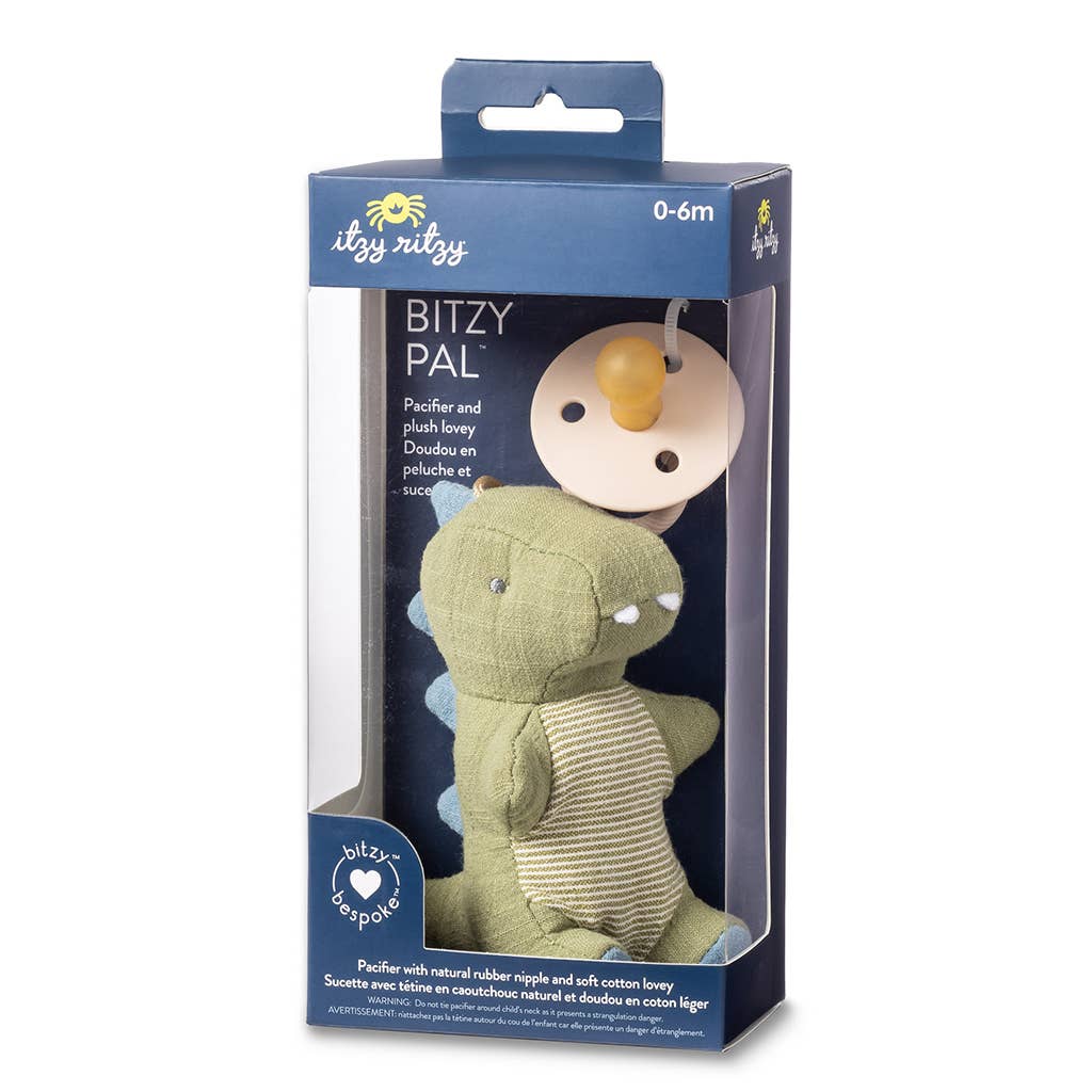 Itzy Ritzy - Wholesale Pacifier - Baby - *NEW OPTIONS* Bitzy Pal Natural Rubber Pacifier & Plush7