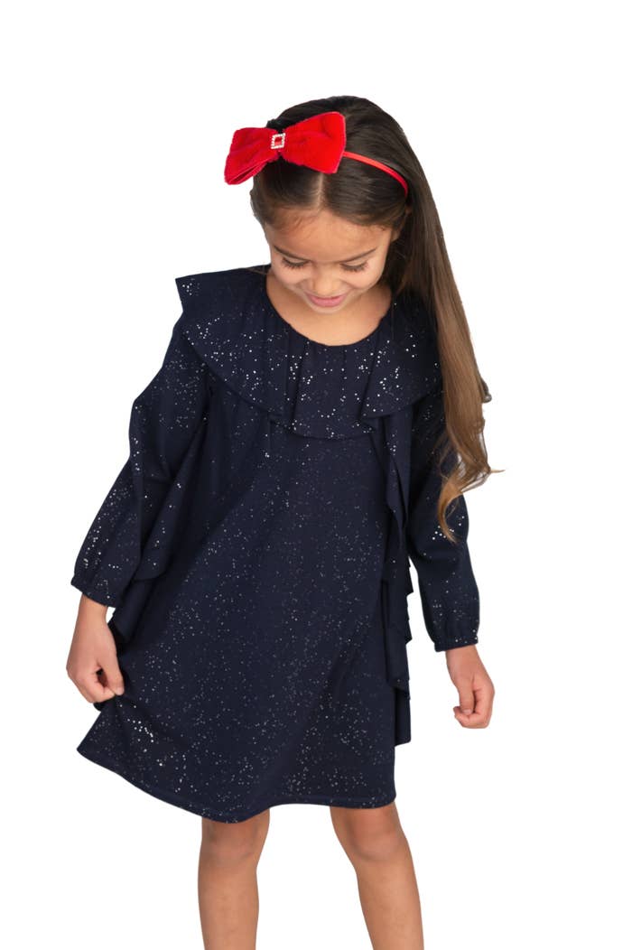 Bows Arts - Venta al por mayor Cinta para el pelo - Niños - Diadema con lazo fuzzy Holiday1