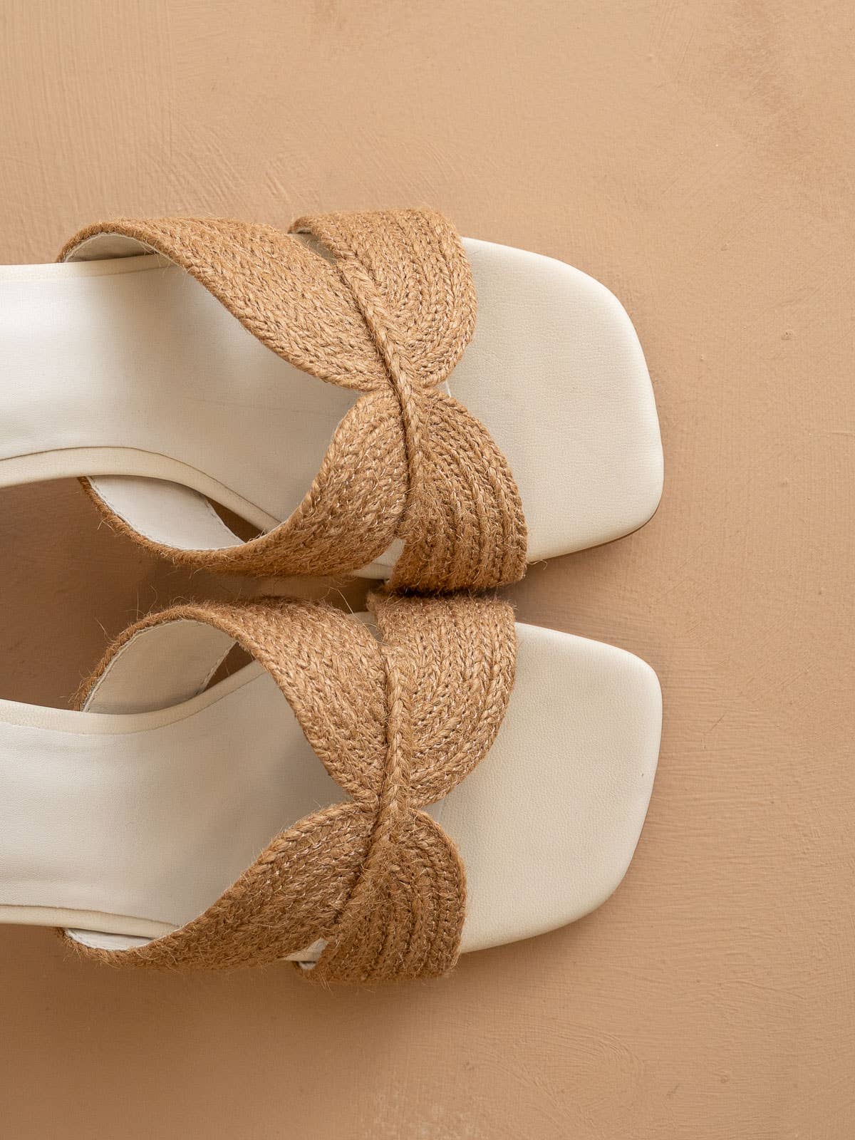 The Santiago Toffee | Raffia Summer Heel for wholesale on Faire2