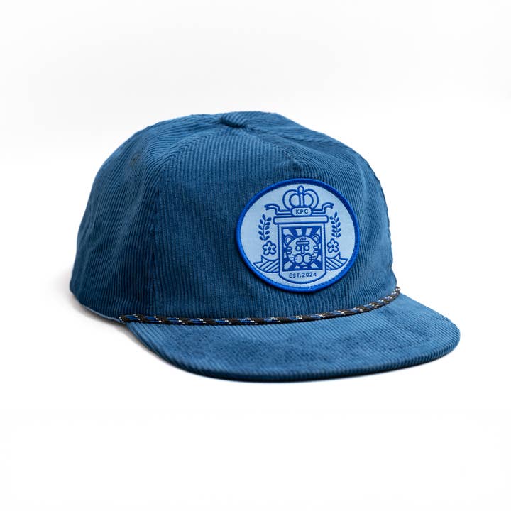 Chapéu de Veludo Cotelê Azul King Tiger por atacado de Kayan Pepper Co.