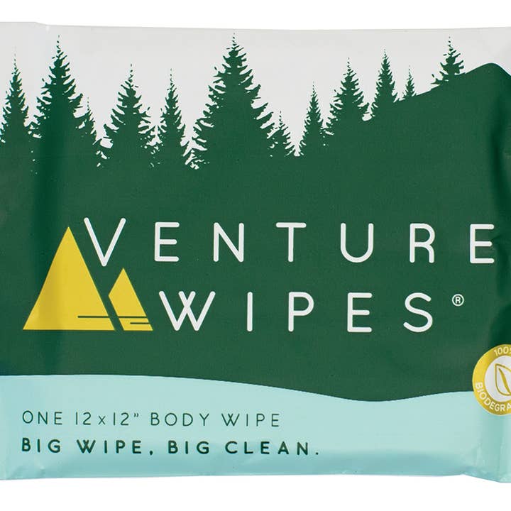 Venture Wipes - Wholesale Face & Body Wipes - Venture Wipes 25ct Bag