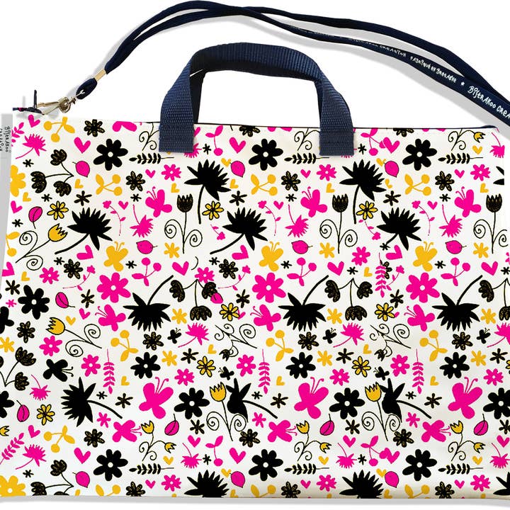 Sacoche ordinateur 11 & 13 pouces petites fleurs pour la vente par BISTRAKOO