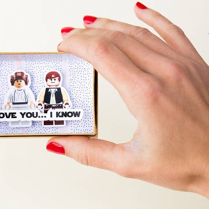 Valentine's Gift - I Love You Star Wars for wholesale by Wild Confetti