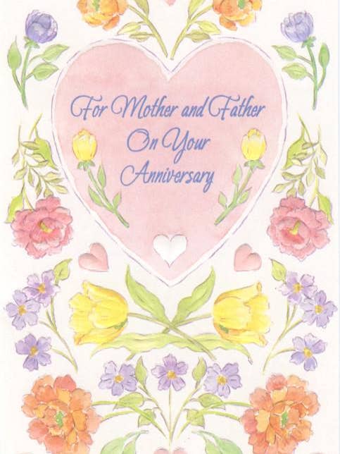 Anniversary Mom & Dad | GTE | SM | 8640GT for wholesale by DICKENS INC.