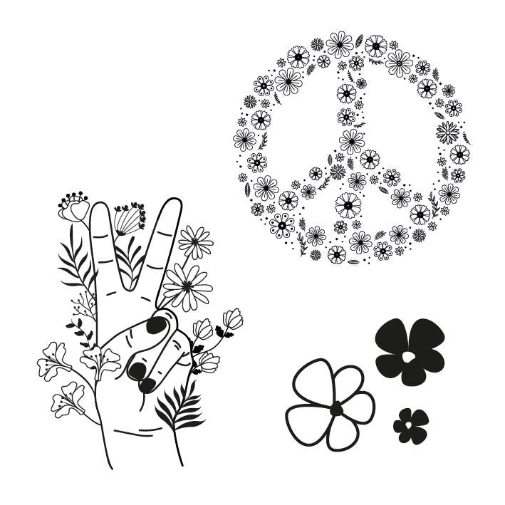 Paz e amor x5 por atacado de Sioou