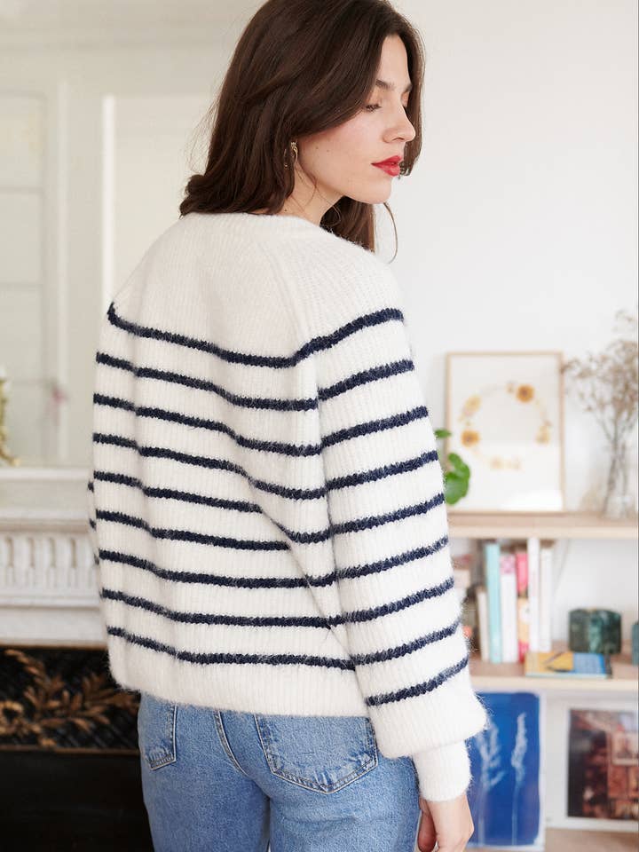 Nathael Paris - Wholesale Knit Sweater - Women's - Loose alpaca and wool sweater24