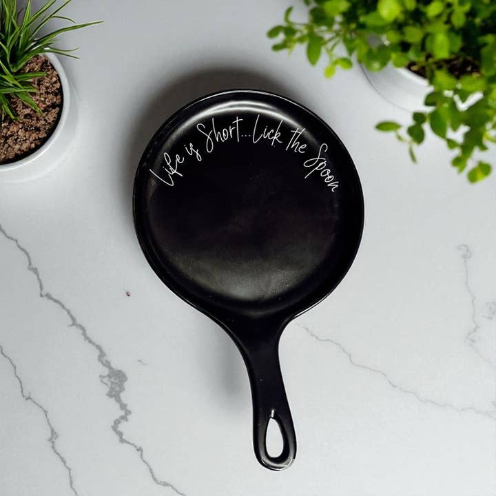 Gia Roma - Wholesale Spoon Rest - Kitchen Christmas 2025 Gifts for cooking or Baking, Ceramic 52