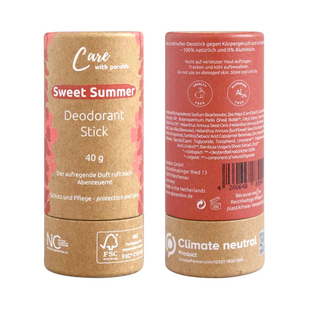 Pandoo - Wholesale Deodorant - Dames - Sweet Summer deodorantstick4