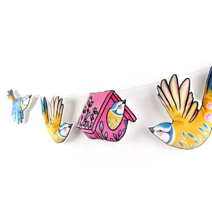 Blue Tit Bunting DIY KIT for wholesale by Miss Ella