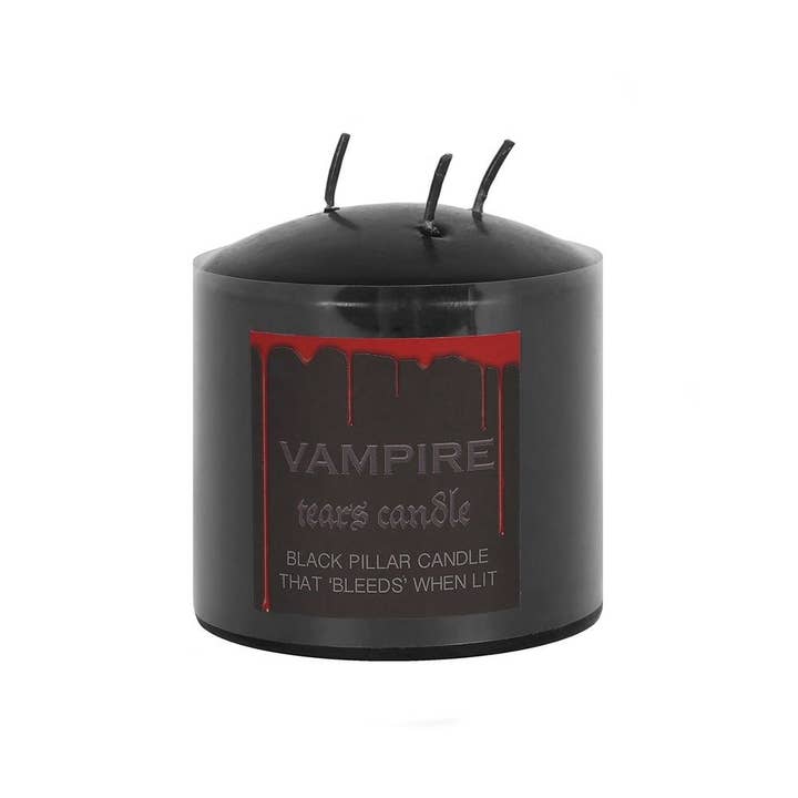 Something Different Wholesale - Wholesale Pillar Candle - 7.5cm Vampire Tears Pillar Candle