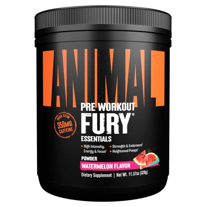 L&F Universal Goods - Wholesale Protein/superfood powder - Animal Fury Pre-Workout Powder - 20 SRV - Watermelon