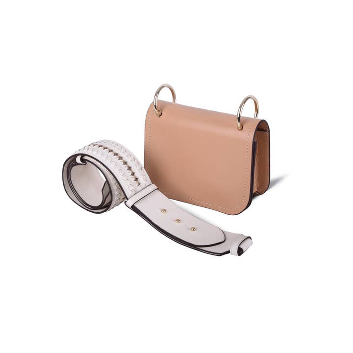 Naken Brandy Axelremsväska - naket läder för wholesale på Faire1