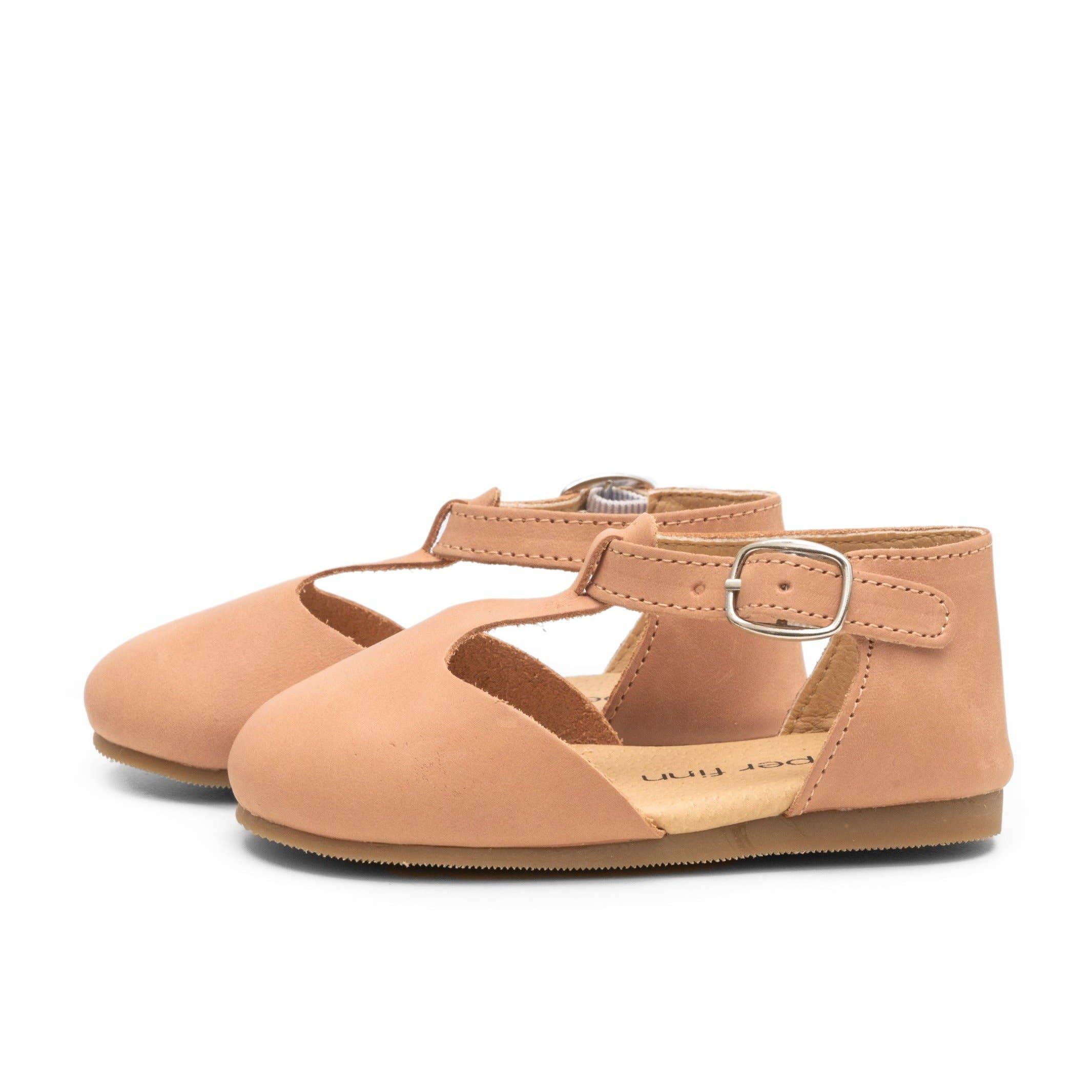 Piper Finn - Wholesale Dress Shoes - Kids - Mary Jane Blush Dress Shoes for Kids - Hard Sole3