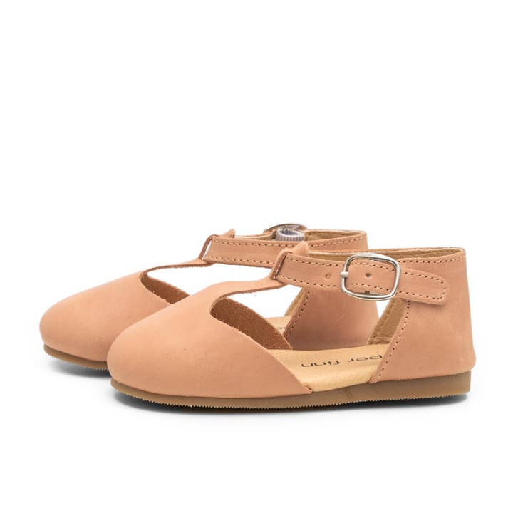 Piper Finn - Wholesale Dress Shoes - Kids - Mary Jane Blush Dress Shoes for Kids - Hard Sole3