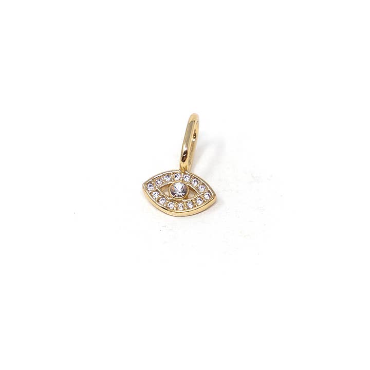 The Sis Kiss - Wholesale Individual Charm/Pendant - Mini Evil Eye Charm