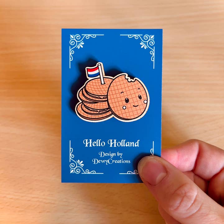 Spilla in legno - Carina, Kawaii, Waffle olandese e ulteriori Risultati per cialde a gettoni all'ingrosso. Resi gratuiti e termini di pagamento a 60 giorni su Faire in tendenza su Faire.