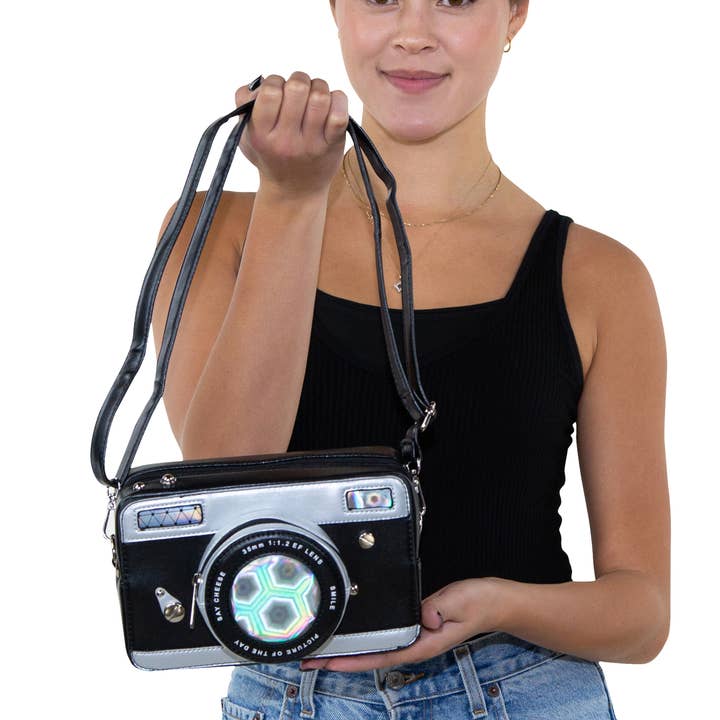COMECO INC - Wholesale Crossbody Bag - Women's - Camera Crossbody Bag, Vintage Photography Accessories6