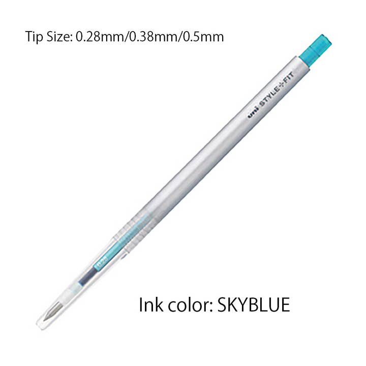 Hakubundo - Wholesale Pen - 【JAPANESE】UNI MITSUBISHI STYLE FIT SINGLE COLOR SLIM GEL PEN1