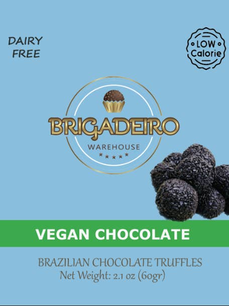 Brigadeiros Brasileiros - Chocolate Vegan (Sem Dairy-Free) por atacado de Brigadeiro Warehouse