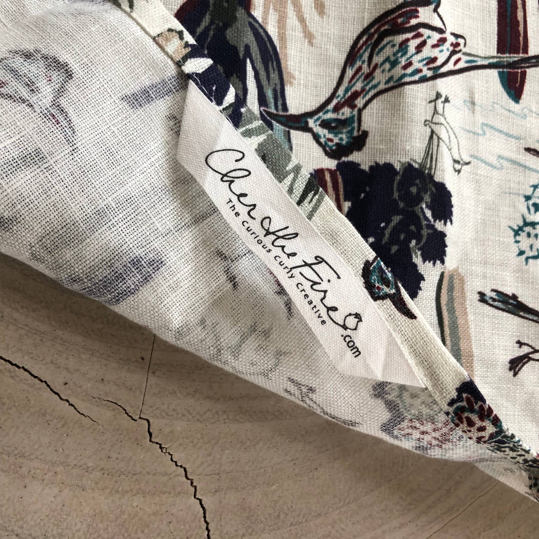 Cher the Fire - Wholesale Tea Towel - Tea Towel, 100% Linen, Roadrunner and Saguaro theme4