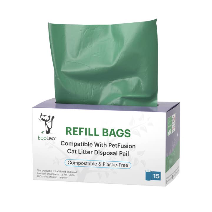 PetFusion* Compatible Litter Disposal Pail Liners for wholesale by EcoLeo