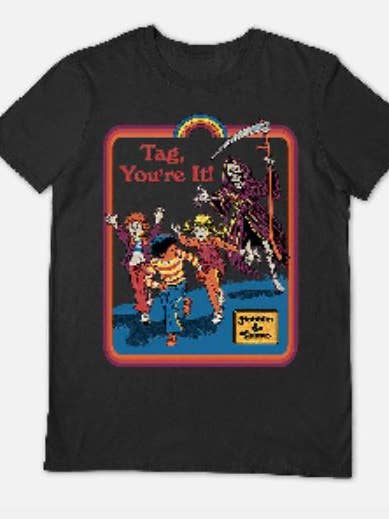 Pyramid International - Wholesale T-shirt (graphic) – unisex - Steven Rhodes (Tag You're It) Black Unsiex T-Shirt Extra Lar