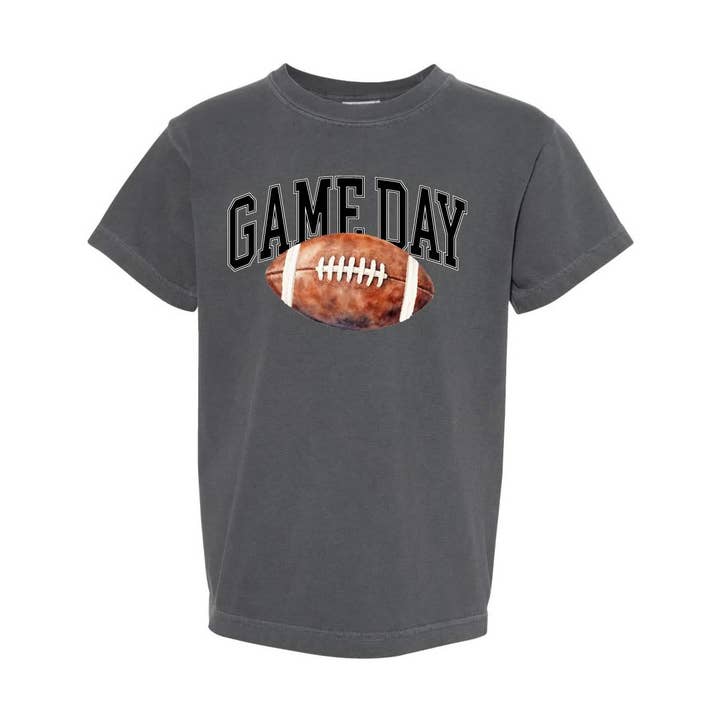 Akvarell Fotboll Matchdag - UNGDOM Comfort Colors T-shirt för wholesale av Little Mama Shirt Shop