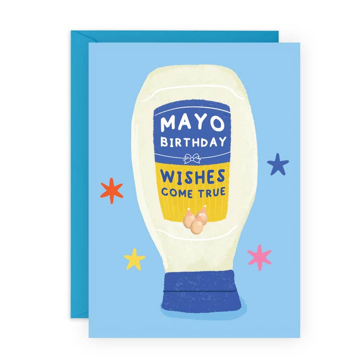 MAYO YOUR BIRTHDAY Funny Birthday Card for Him, Her for wholesale by Central 23 Cards