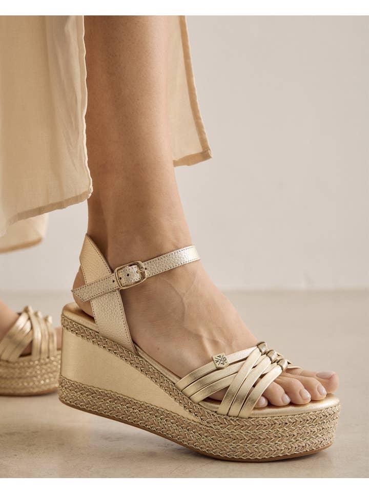 POPA - Wholesale Wedges - Women's - Saphire Gold Wedge1