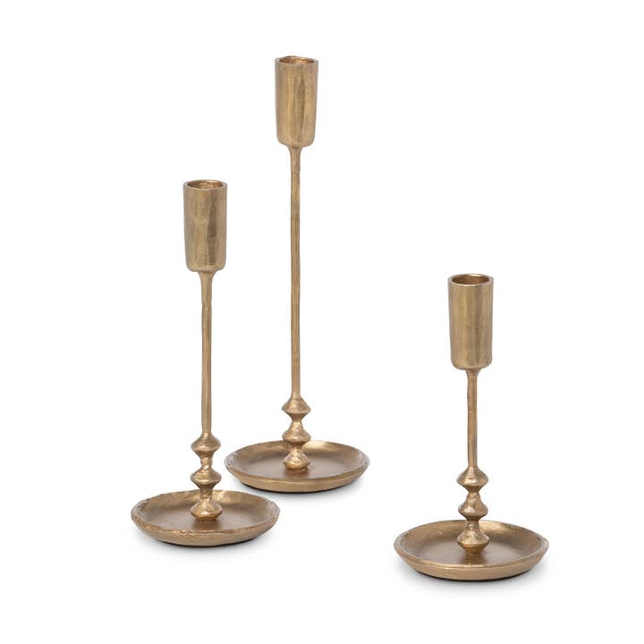Park Hill Collection - Wholesale Candle Holder - Antique Gold Colonial Taper Holders