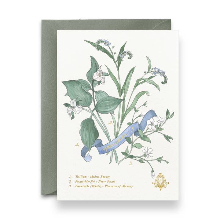 Specimen III Floral | Language of Flowers Art Print for wholesale by Ciarra Claire