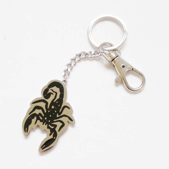 Cousins Collective – wholesale Keychain – Unisex – Scorpion Keychain Keyring - Silver0