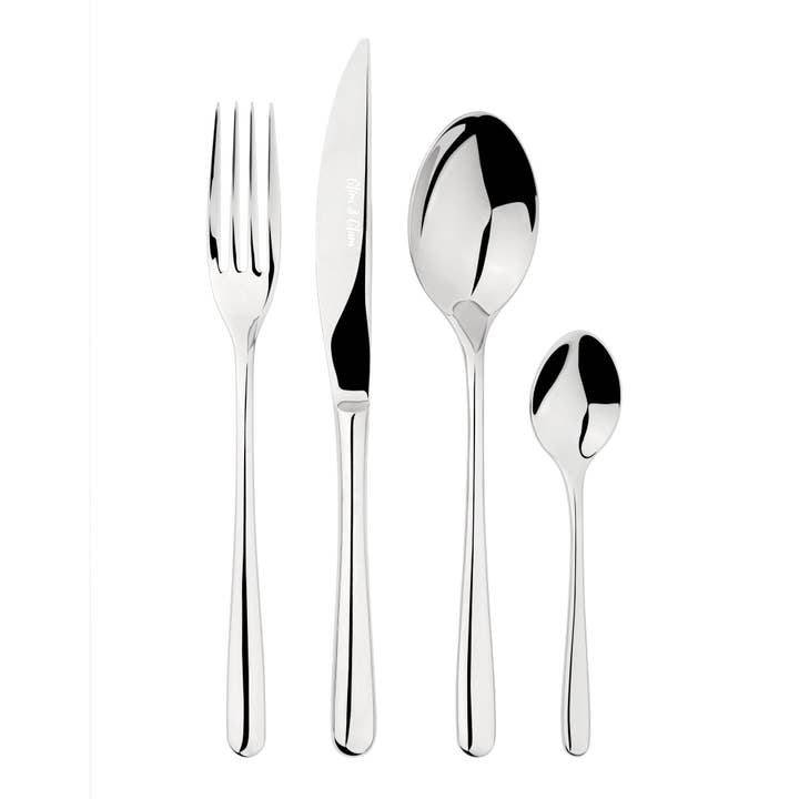 ELEGANT PRODUCTS UK LTD - Wholesale Assorted Cutlery Set - Glim Glam Cutlery Sets 18/8 Stainless Steel 16pc Set Sphere